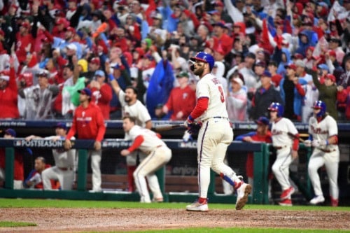 NLCS Game 5: Phillies Win the NL Pennant on Bryce Harper's Heroics! -  sportstalkphilly - News, rumors, game coverage of the Philadelphia Eagles,  Philadelphia Phillies, Philadelphia Flyers, and Philadelphia 76ers
