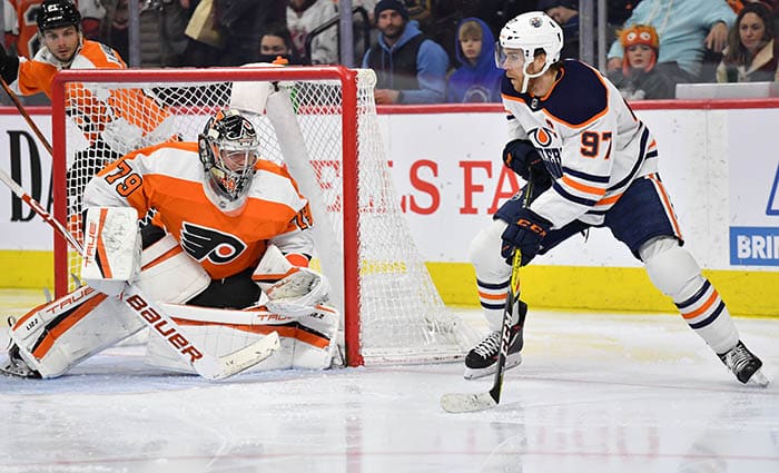 Philadelphia Flyers top Connor McDavid and the Edmonton Oilers