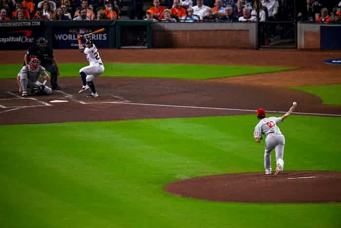 Aaron Nola pitches Philadelphia Phillies past Houston Astros in World  Series rematch