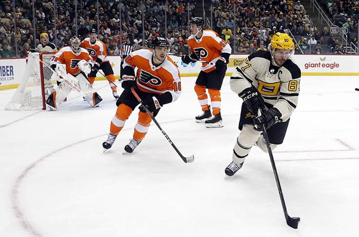 PITTSBURGH, PA - JANUARY 31: Pittsburgh Penguins Center Sidney