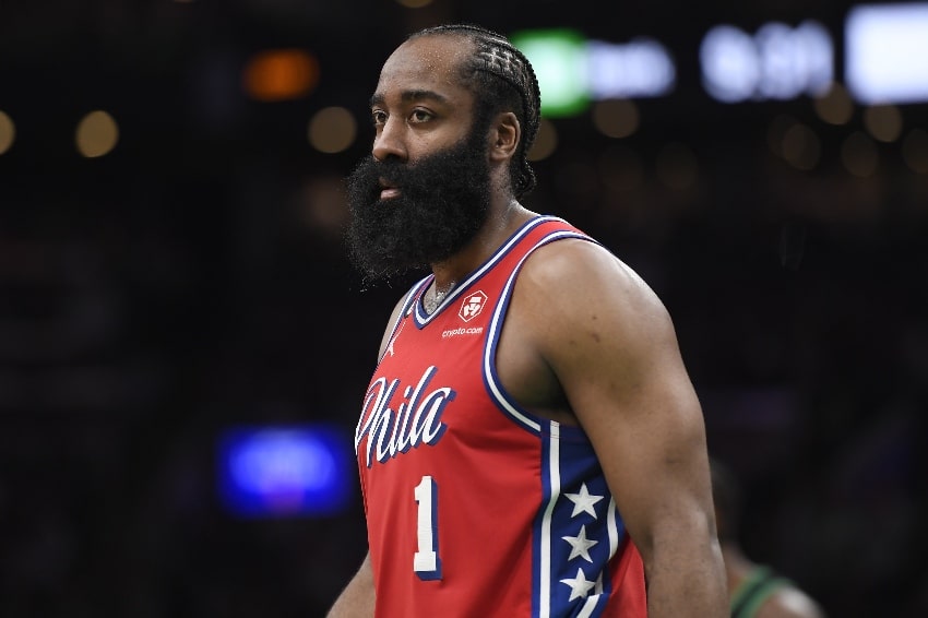 We love what James Harden wore to his NBA playoff postgame