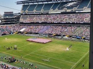 Section 114 at Lincoln Financial Field 