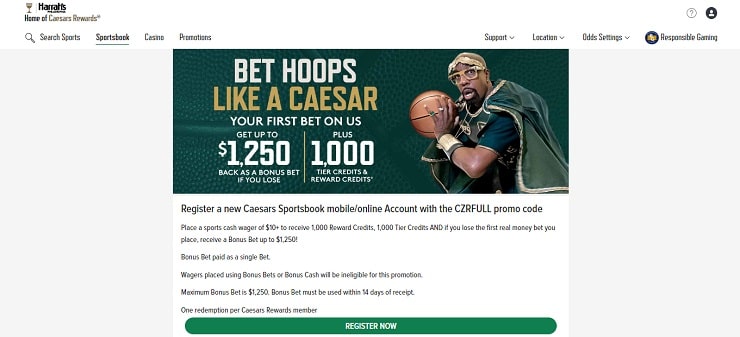 Caesars Sportsbook PA Promo Code: Get $1,250 on Caesars for Bills