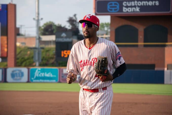 The Philadelphia Phillies are promoting Carlos De La Cruz to the Reading Fightin  Phils. Congratulations Carlos!