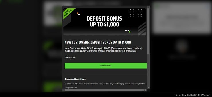 DraftKings Casino Promo Code: Up to $2,000 Welcome Bonus [March 2023]