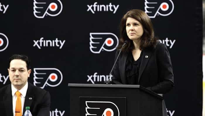 Valerie Camillo, Philadelphia Flyers