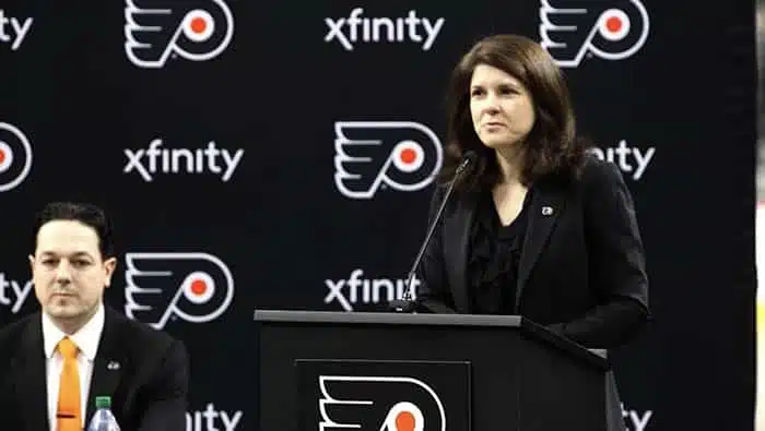 Valerie Camillo, Philadelphia Flyers