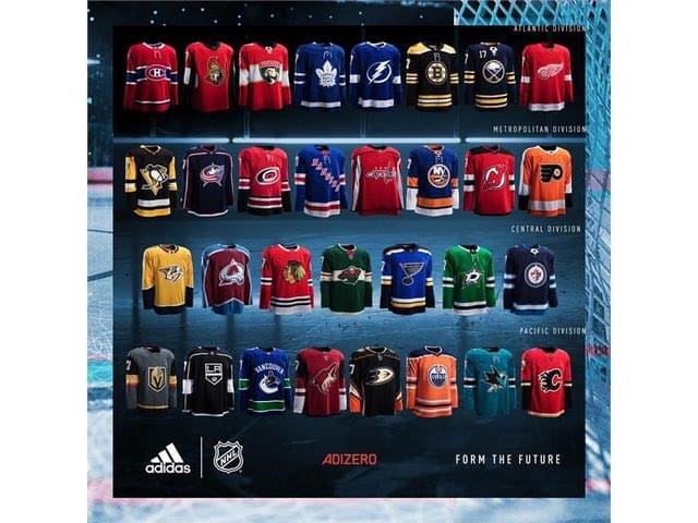 NHL reveals new Adidas-designed jerseys for every team 