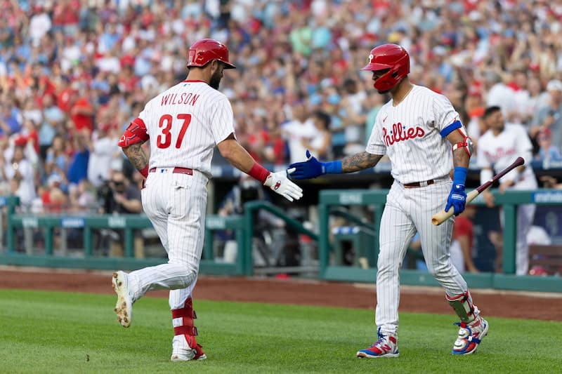 Rookie's memorable day: Phillies' Weston Wilson homers in first