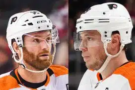 Flyers Sean Couturier Cam Atkinson