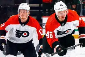 Philadelphia Flyers Wade Allison Bobby Brink