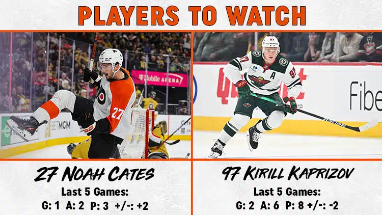 Flyers Wild Players to Watch