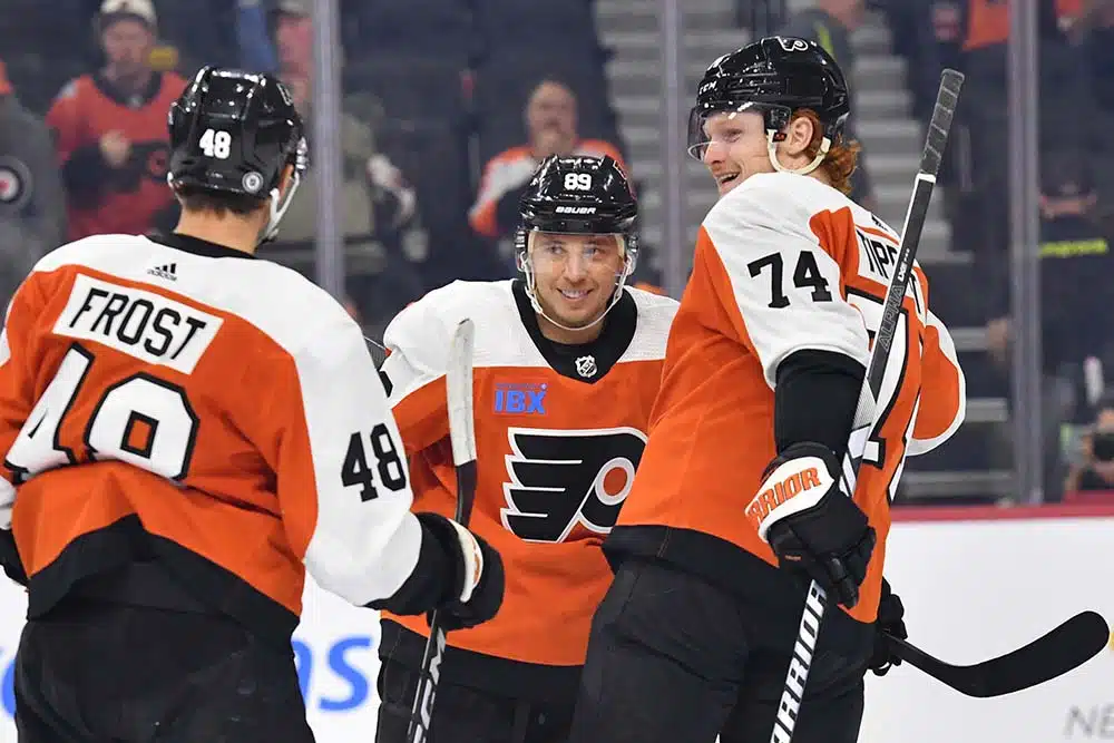 Flyers Postgame Report: Atkinson, Konecny Score in Win Over Bruins