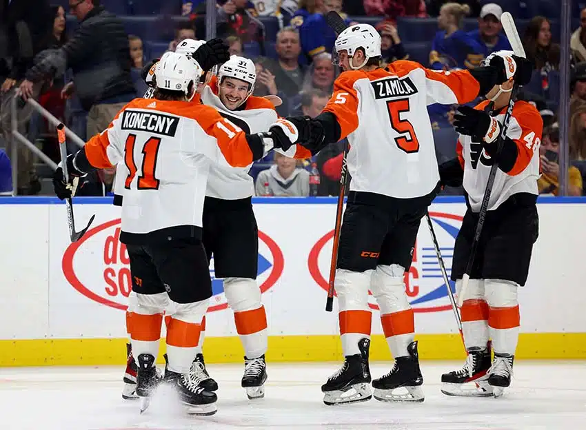 Flyers Postgame Report: Flyers Roll to Win Over Sabres