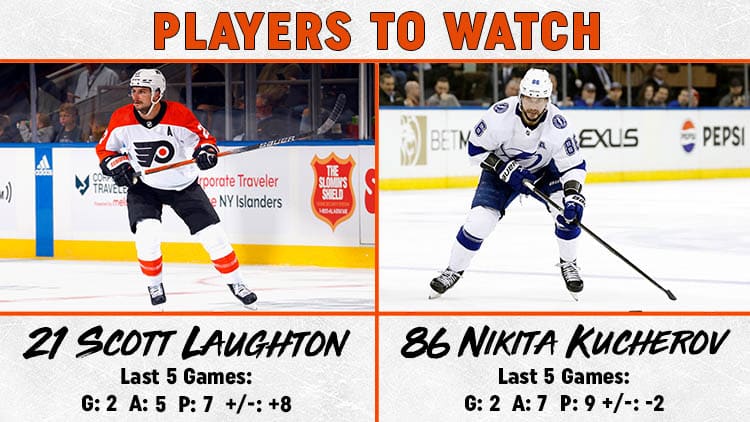 Flyers Lightning Players to Watch