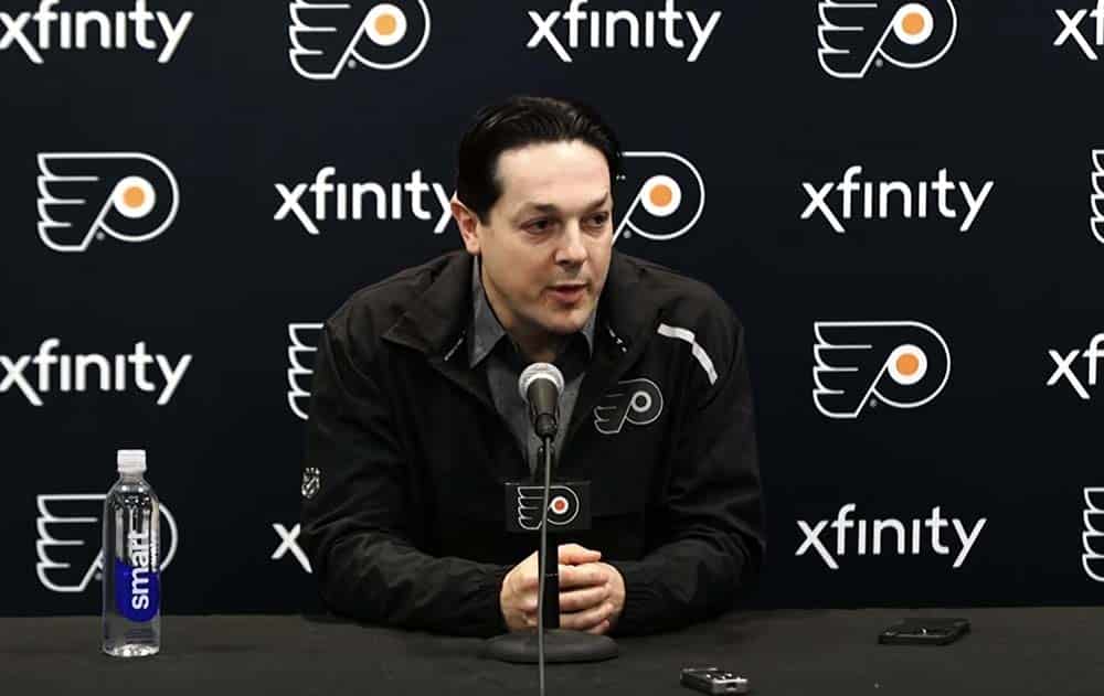 Philadelphia Flyers GM Danny Briere