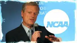 NCAA President Charlie Baker Calls For Ban On College Sports Props Betting