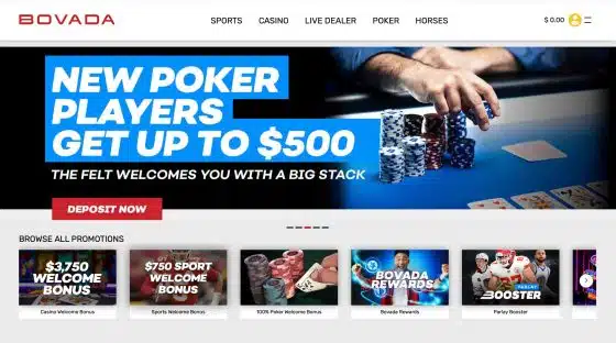 Bovada online casino bonus pa