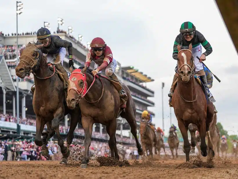 The 150th Kentucky Derby set several new betting handle records this past weekend