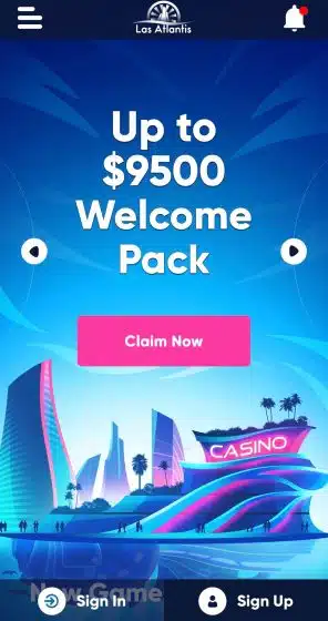 Las Atlantis PA casino app