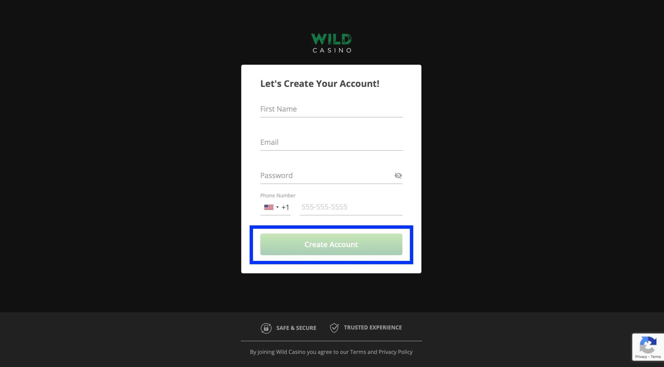 Create An Account