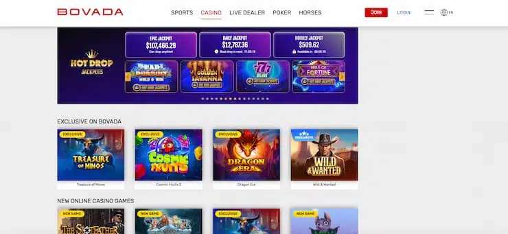 bovada - fast payout casino online