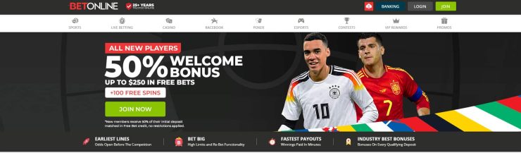 Create a Betting Account with BetOnline