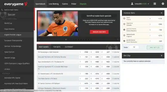 Everygame Kentucky online sports betting