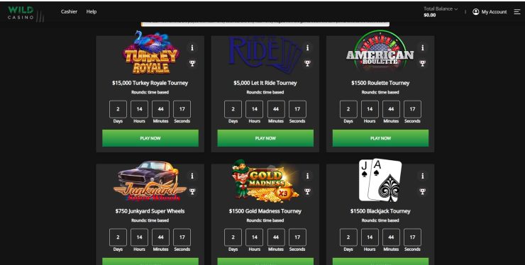 Wild Casino online gambling site