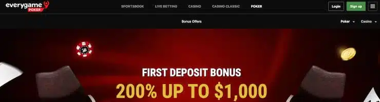 everygame poker gambling bonuses