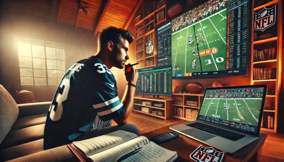 Image showing an NFL bettor looking to middle a bet