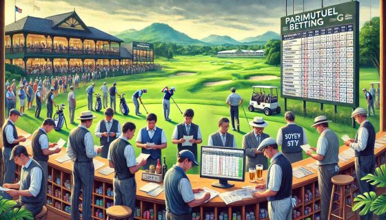 Image showing parimutuel betting on golf