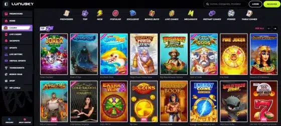 LunuBet - POLi Pay casino NZ