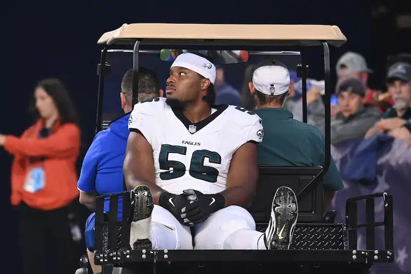 Eagles Injury Update: Tyler Steen Carted Off Field In First Half Of Preseason Game