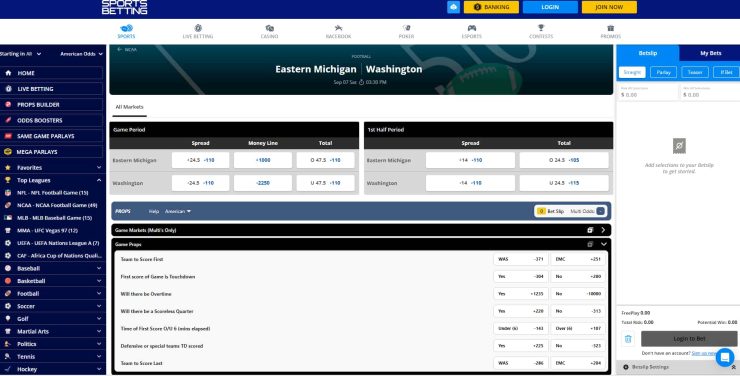 Sportsbetting.ag - Sharp Alaska sportsbook