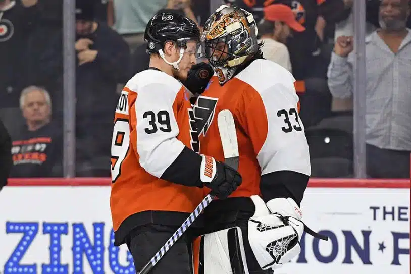 Flyers Postgame Report: Ersson Pitches Shutout, Michkov Scores in Win