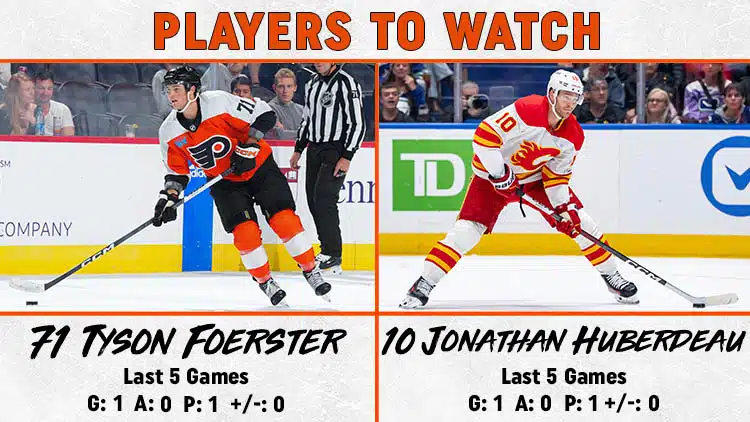 Flyers Flames Players to Watch