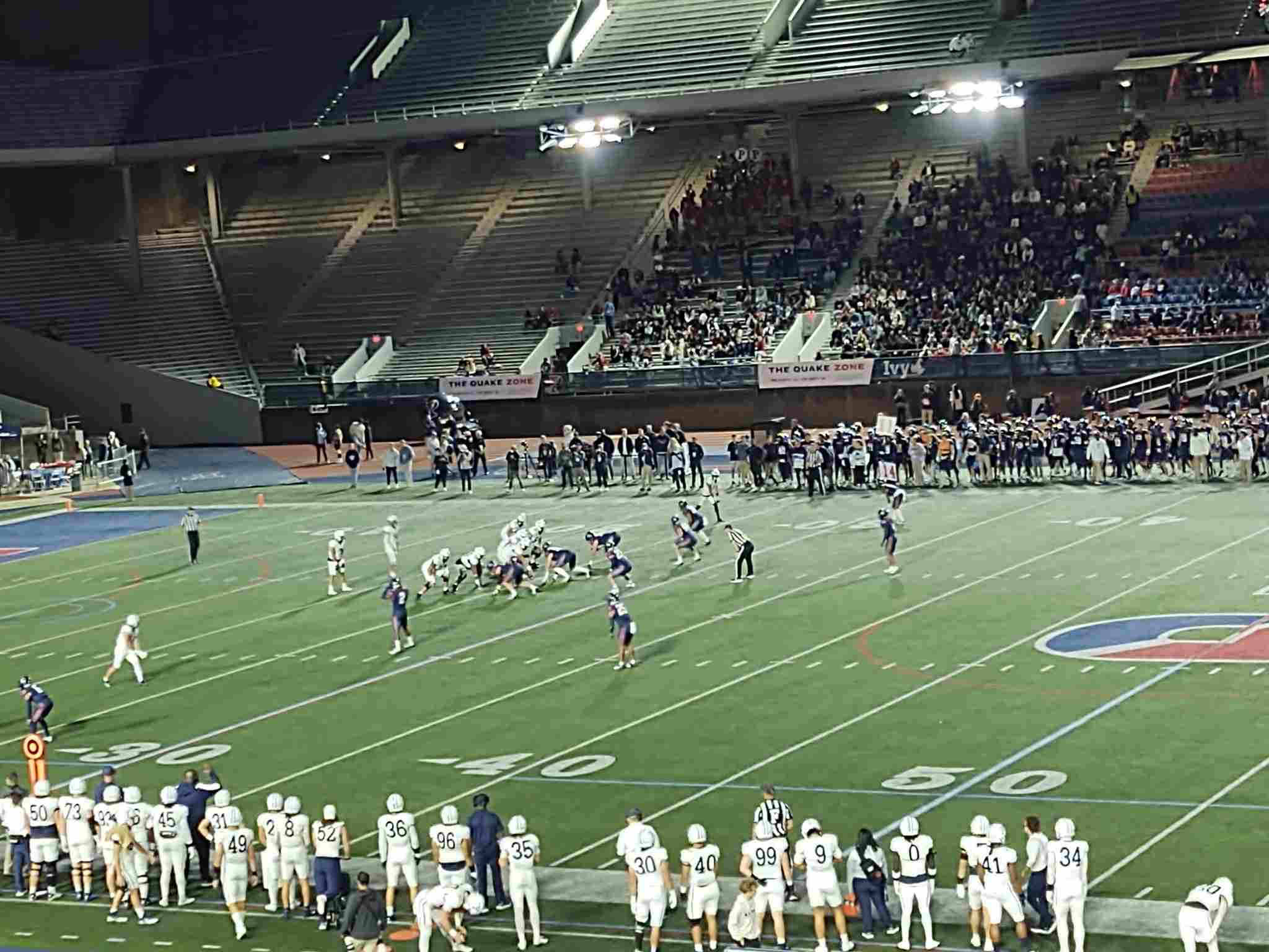 Yale with close to 500 Yards of offense outplays Penn in Primetime