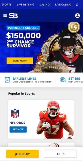 sportsbetting.ag app