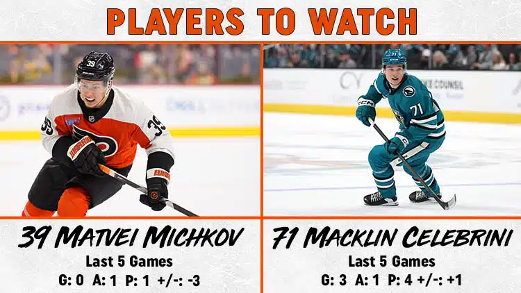 Flyers Sharks Players to Watch