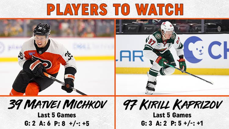 Flyers Wild Players to Watch